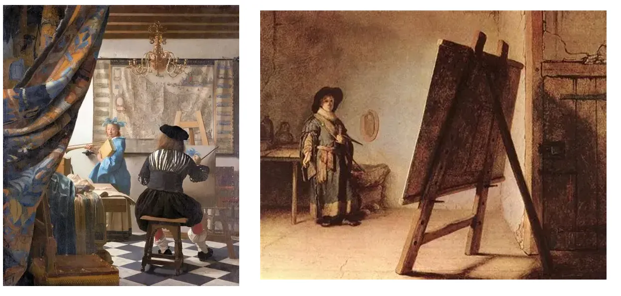 Vermeer and Rembrandt Painting