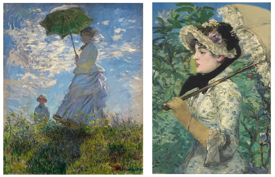 Manet and Monet Painting