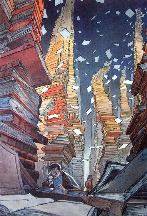 Example art from the Obscure Cities