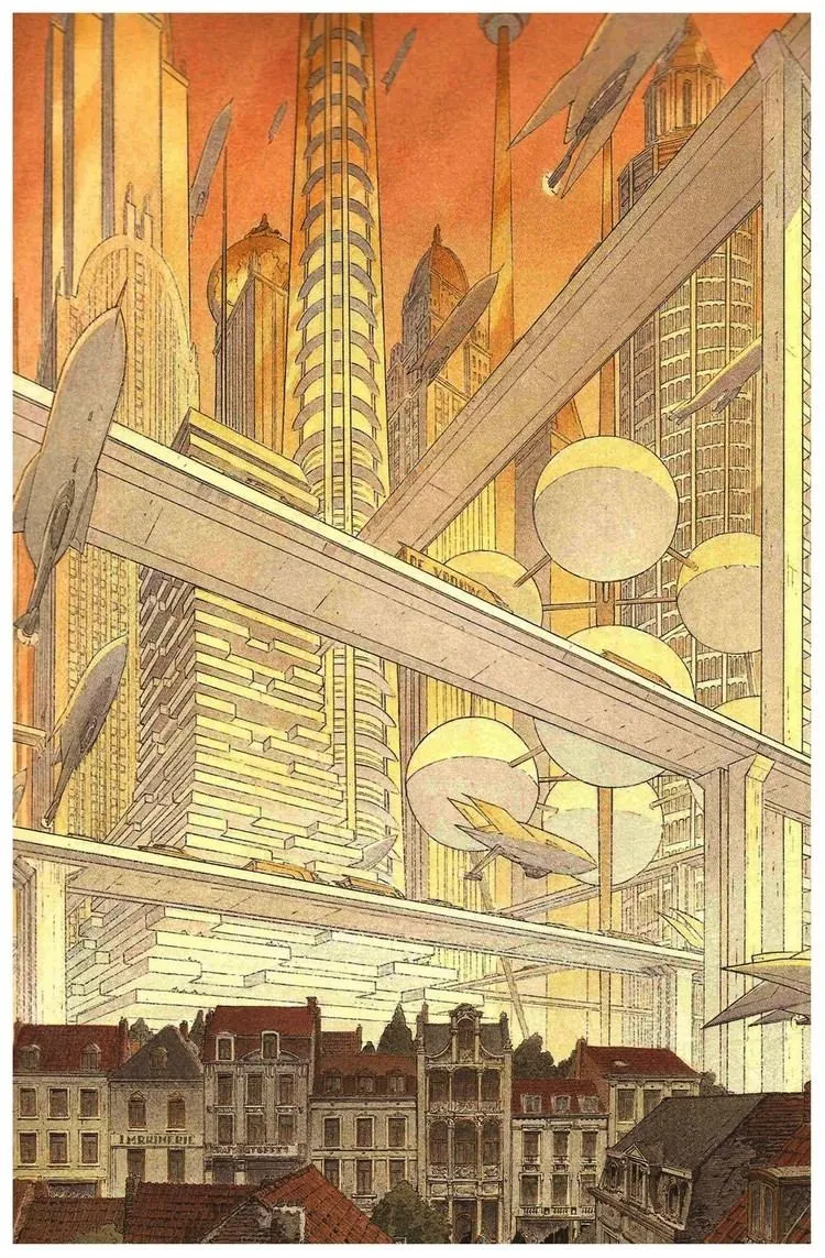 Example art from the Obscure Cities