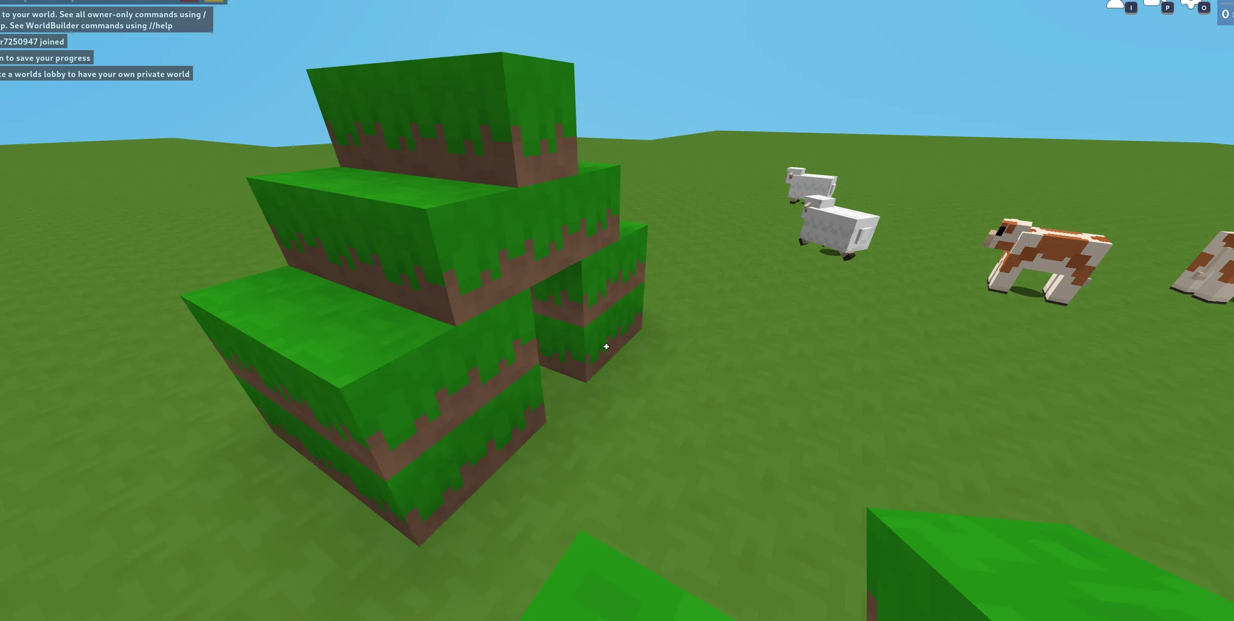 Screenshot of House in Minecraft-like game
